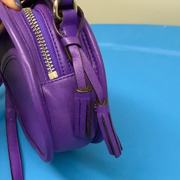 Coach Legacy Leather CanteenCrossbody Bag in Purple